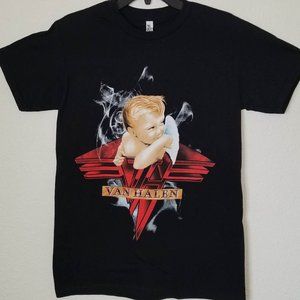 New "Van Halen 1984 Album Baby" Unisex Silkscreen T-Shirt Small–3XL